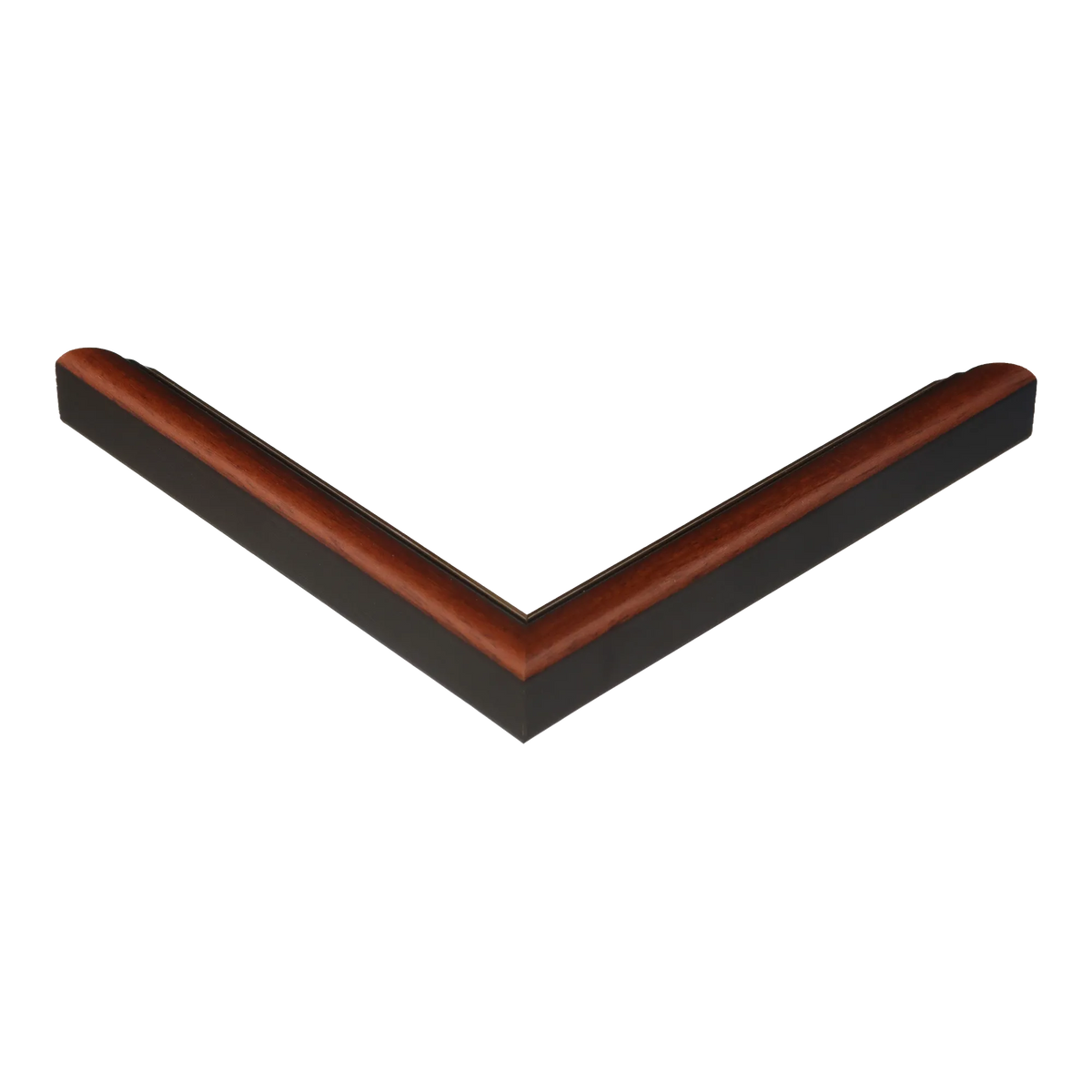 Corner view of Empire I in brown & gold picture frame