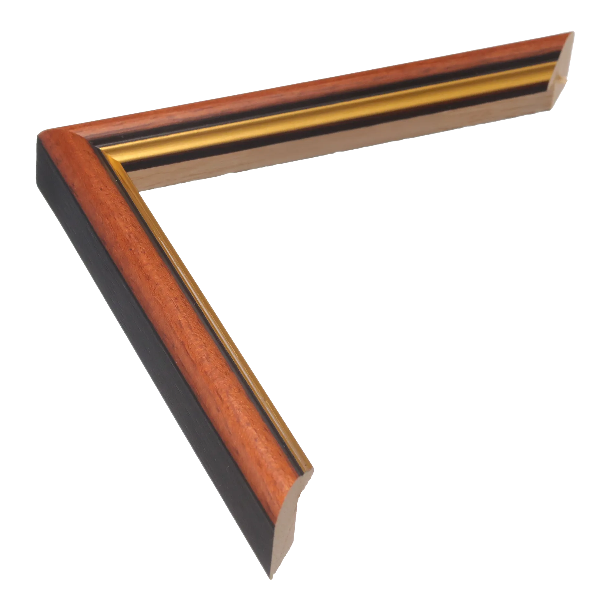 Empire I in brown & gold picture frame