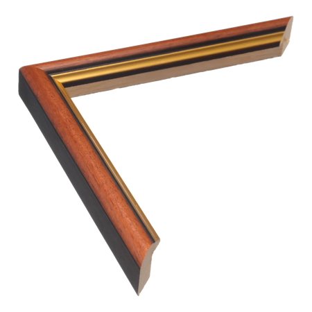 Empire I in brown & gold picture frame