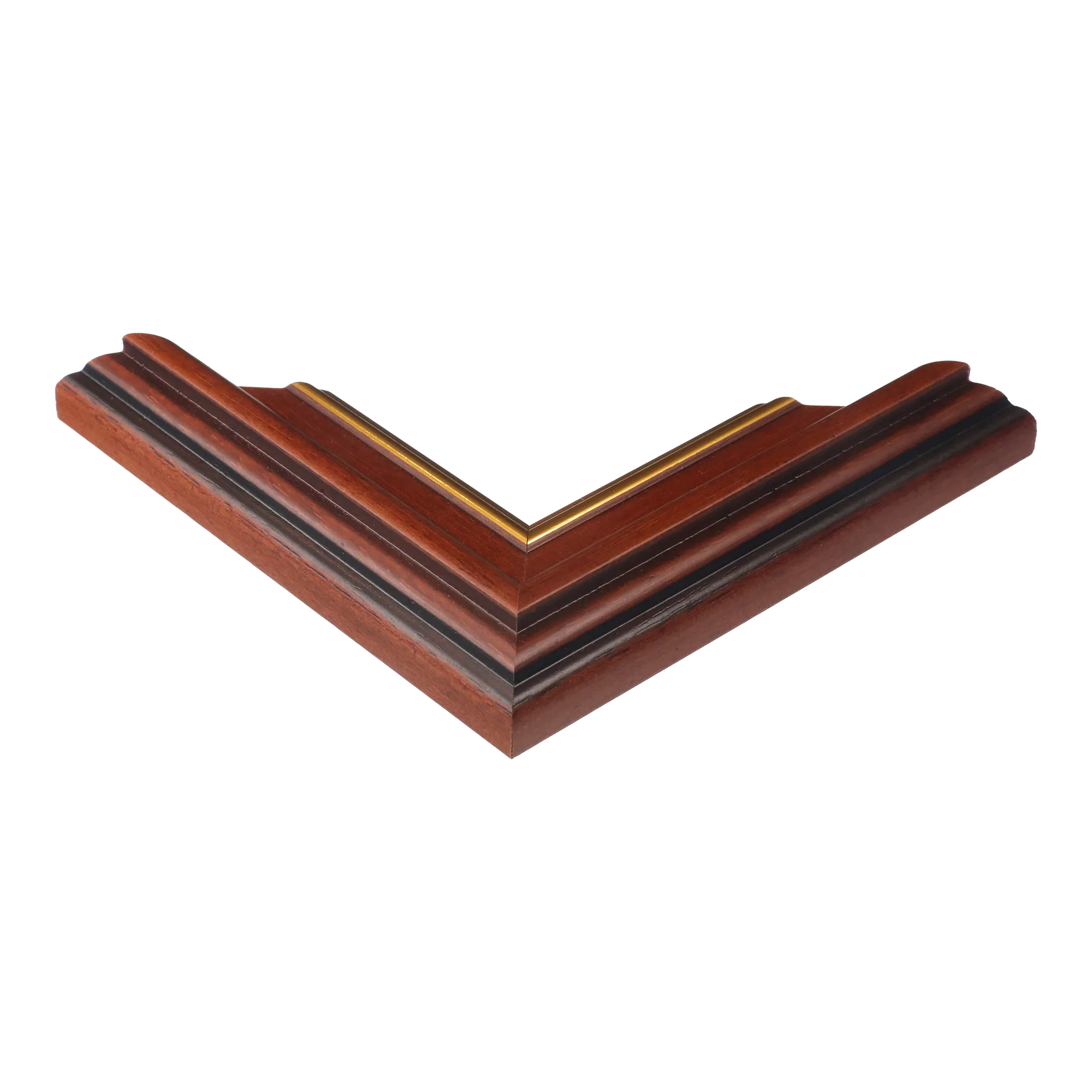 Corner view of Empire III in brown & gold picture frame