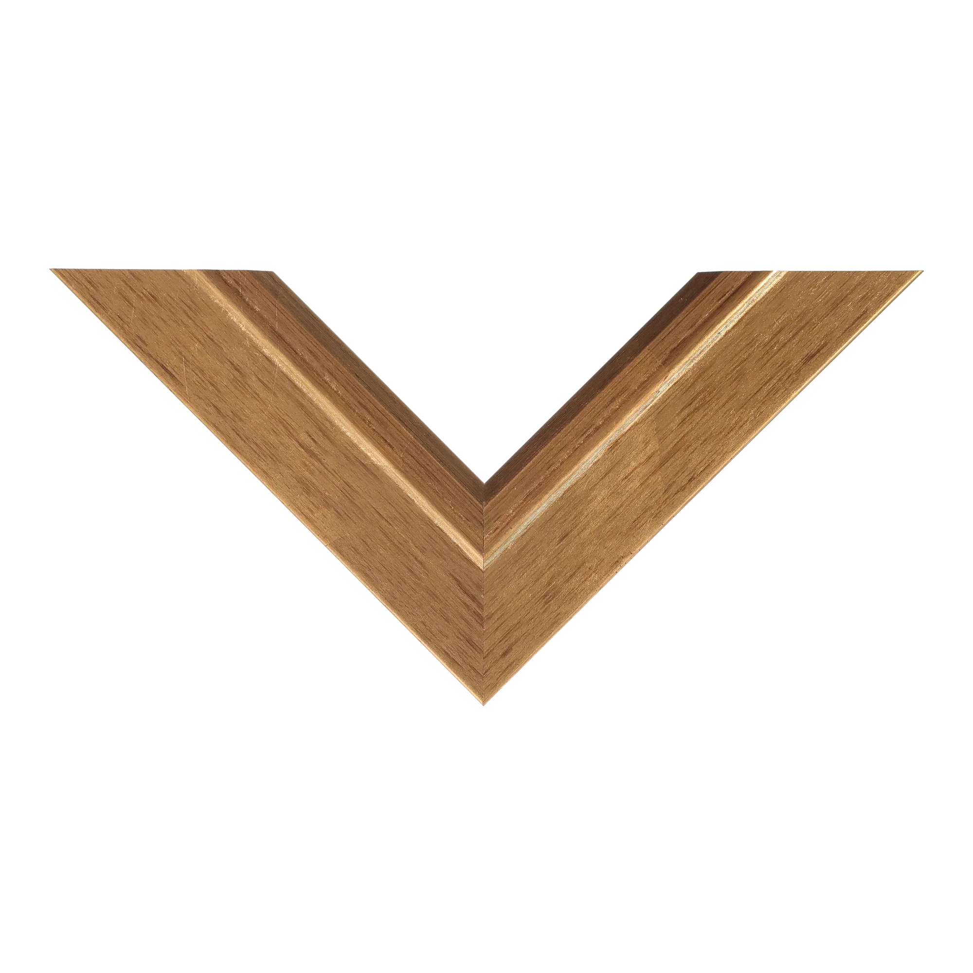 Top view of Florenza picture frame in gold