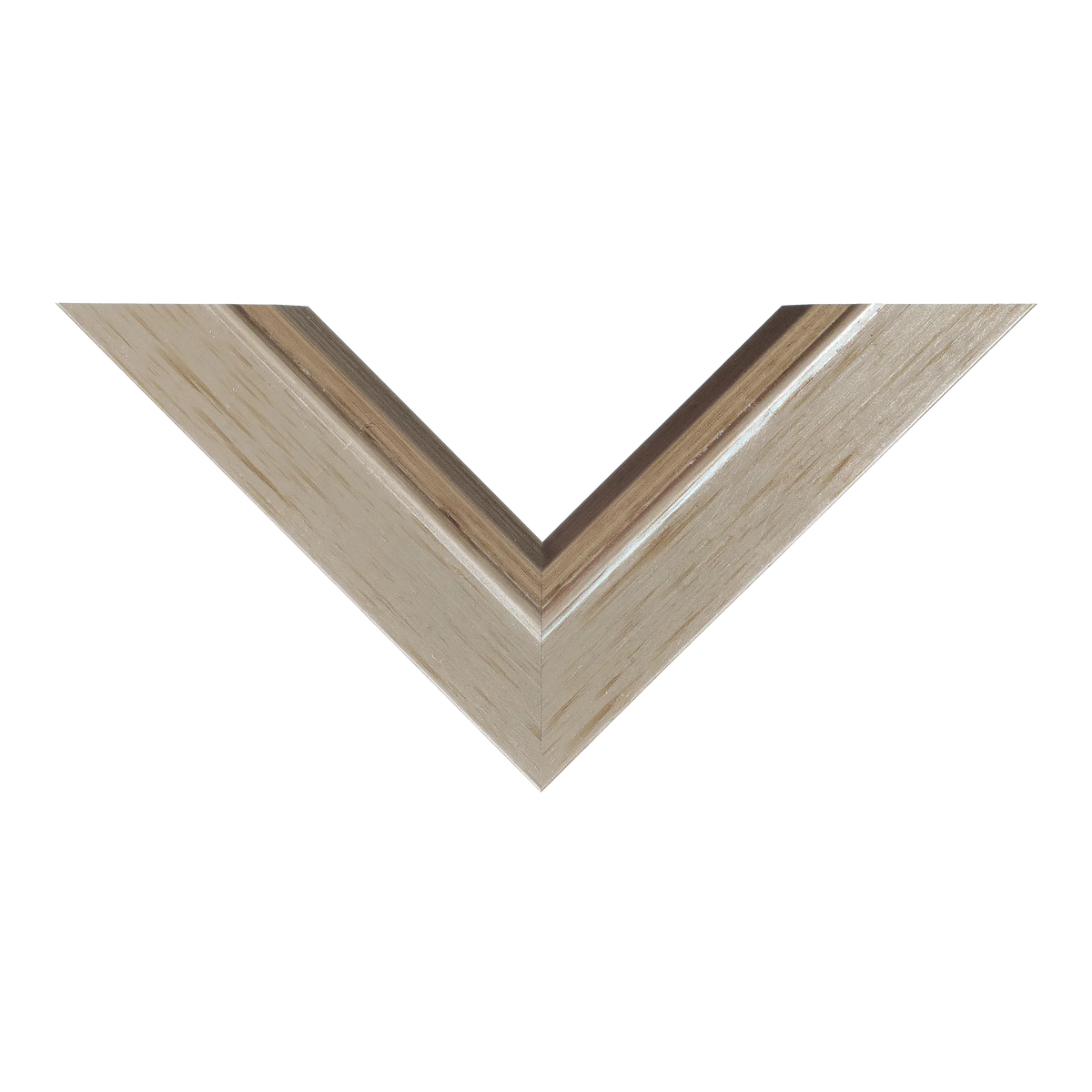 Top view of Florenza picture frame in silver
