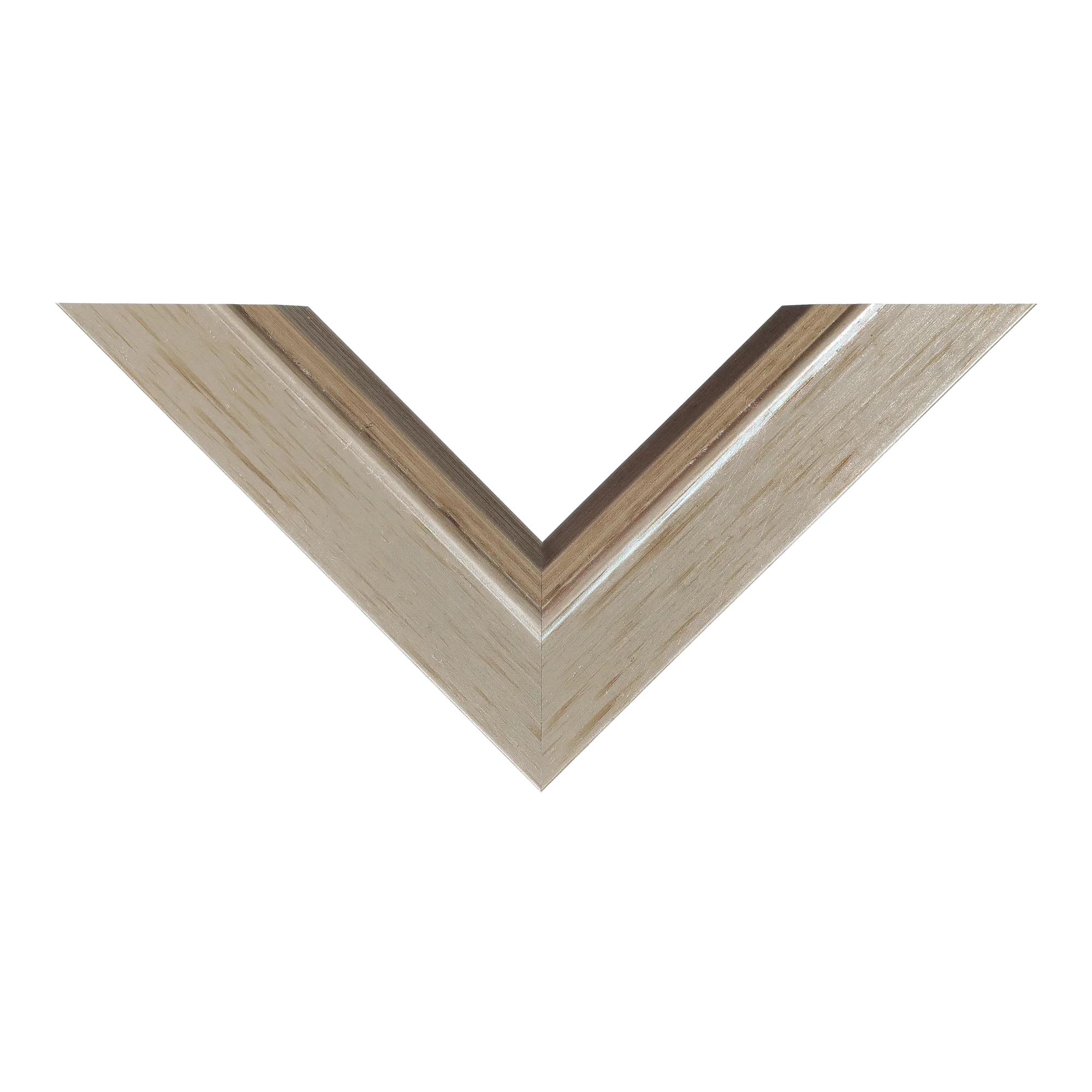 Top view of Florenza picture frame in silver