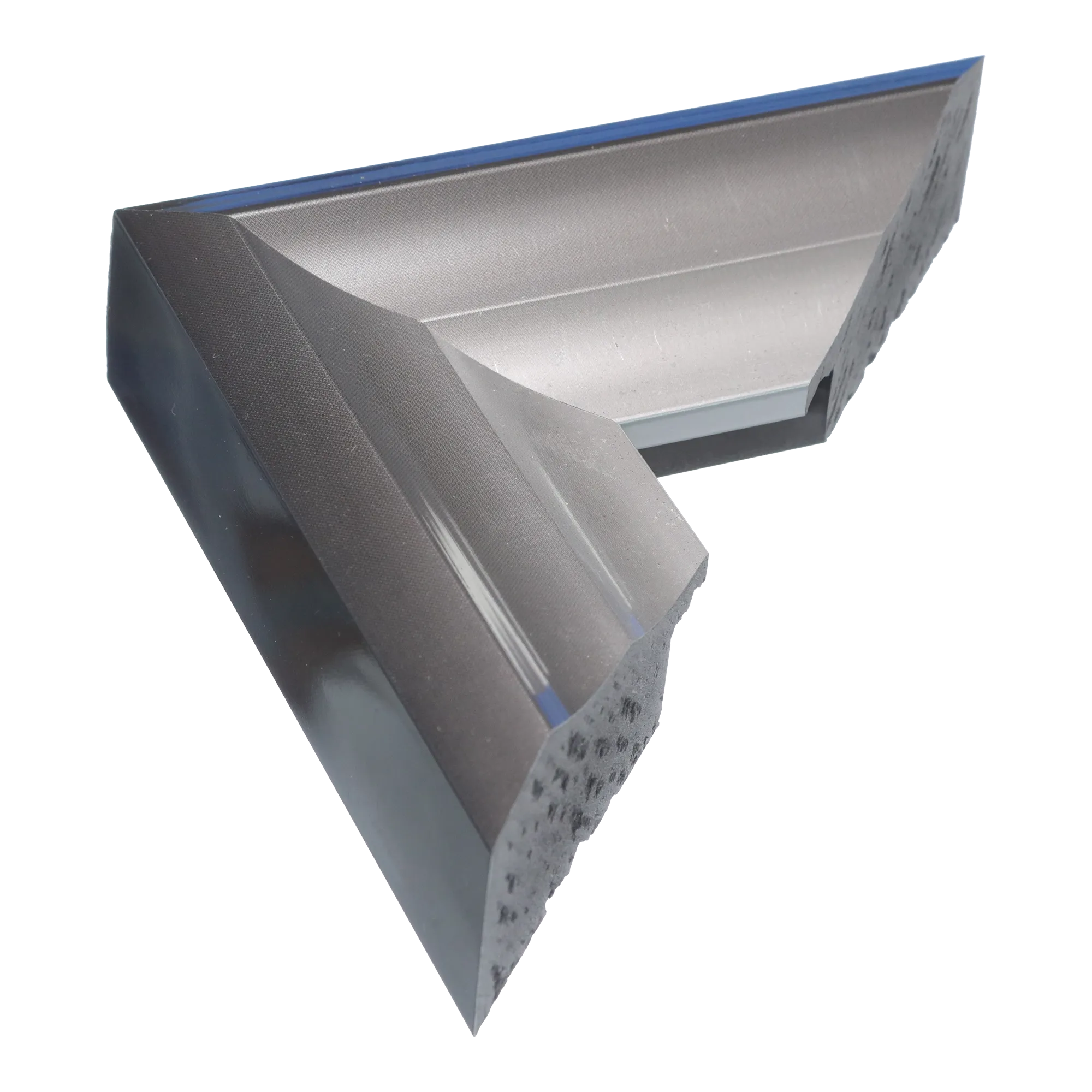 Flow I in gunmetal & silver picture frame