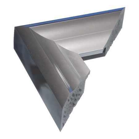 Flow I in gunmetal & silver picture frame