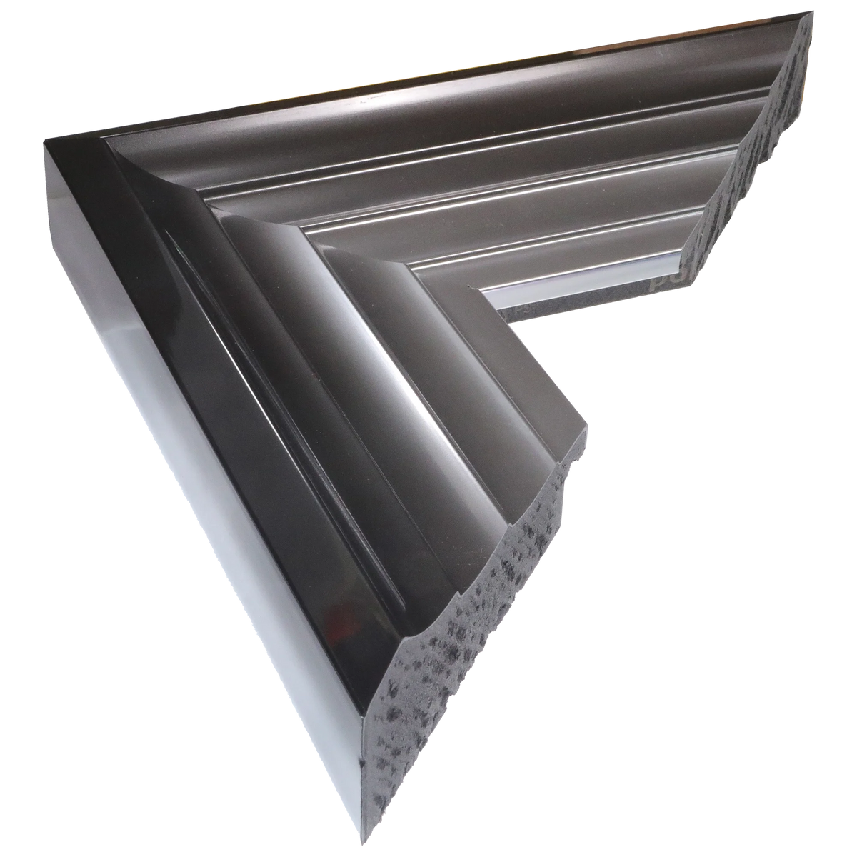 Flow II in gunmetal & silver picture frame