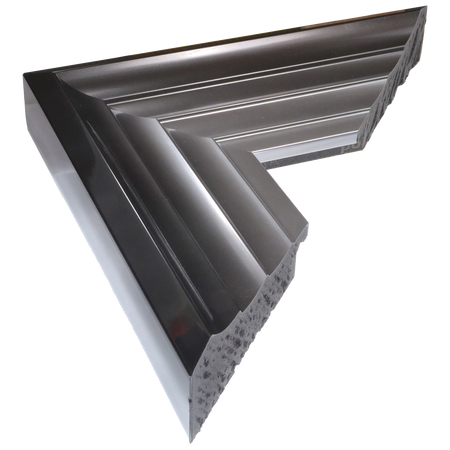 Flow II in gunmetal & silver picture frame