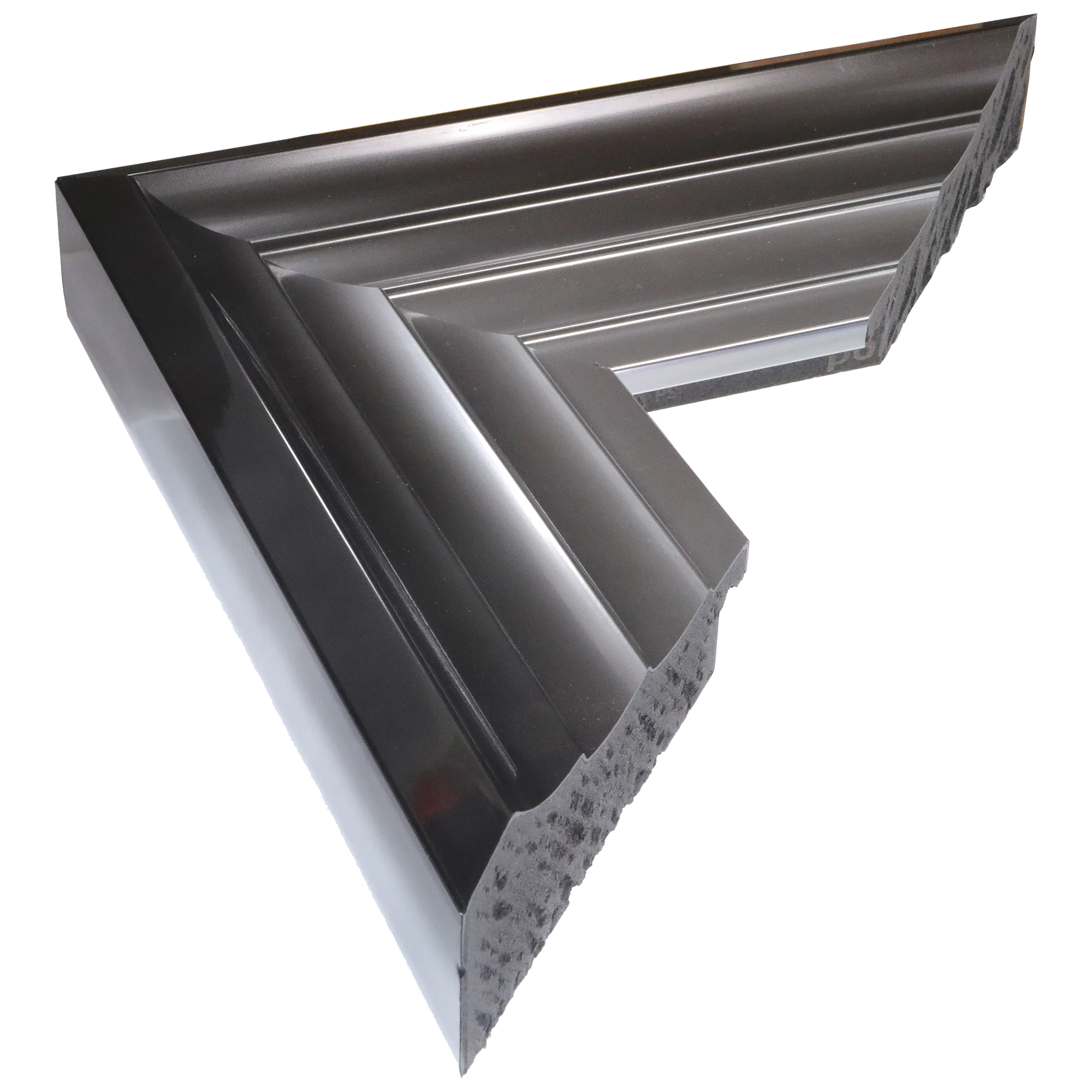 Flow II in gunmetal & silver picture frame