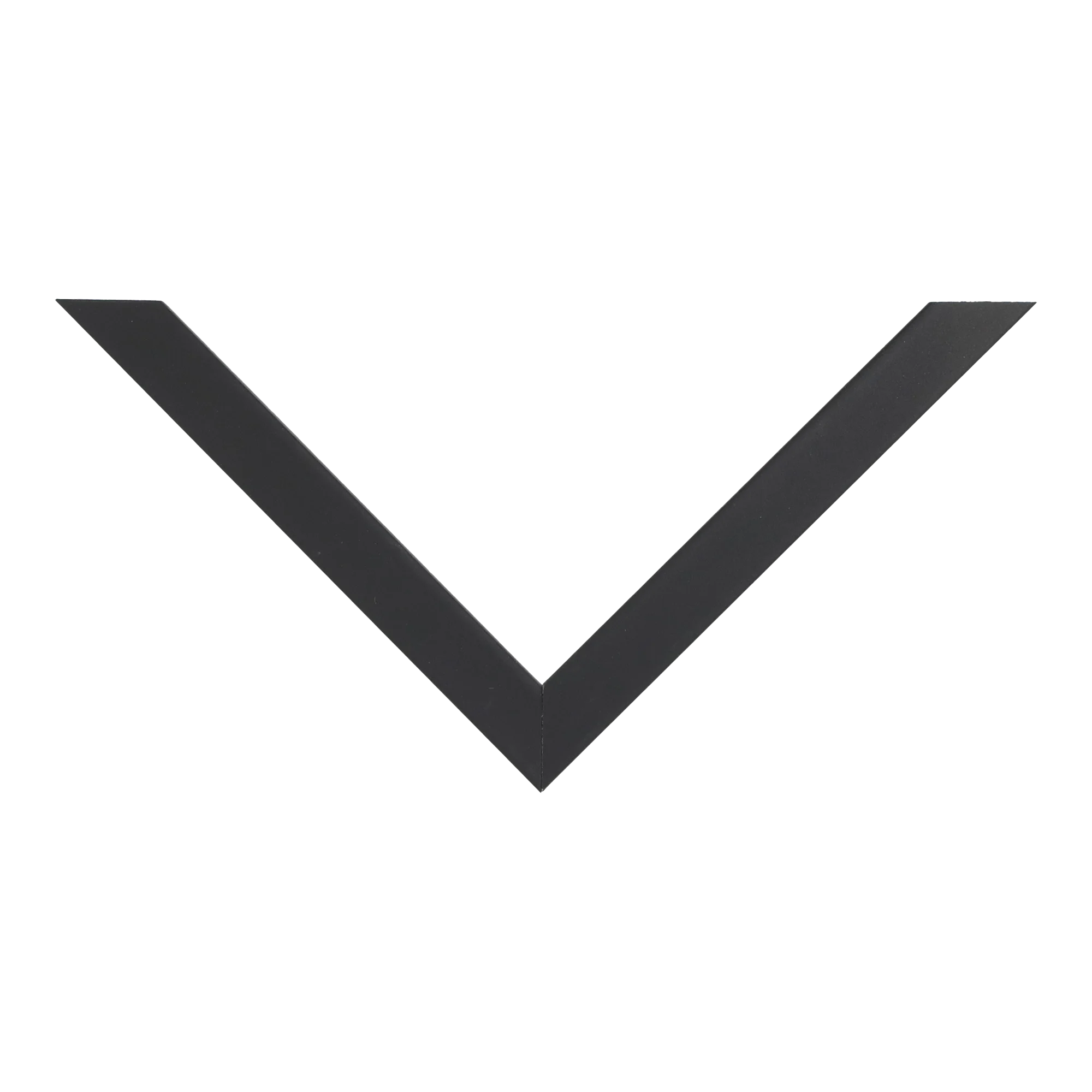 Top view of Gelato picture frame in black