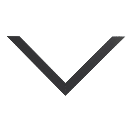 Top view of Gelato picture frame in black