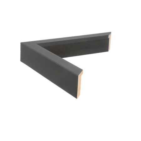 Side view of Gelato picture frame in black