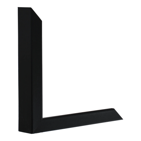 Vertical view of gelato black picture frame