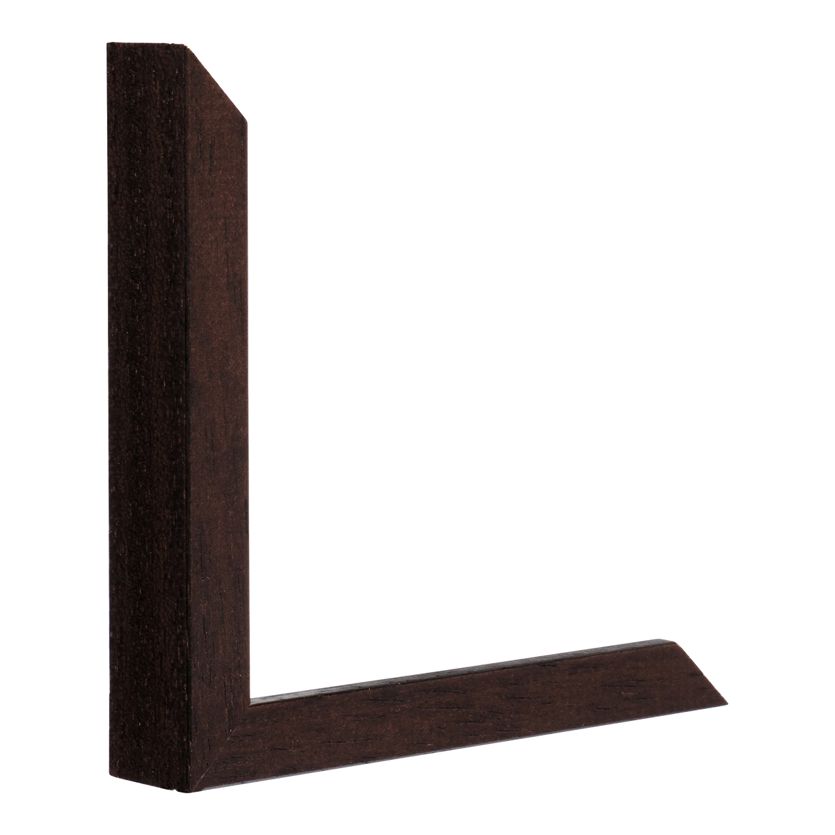 Vertical view of gelato brown picture frame
