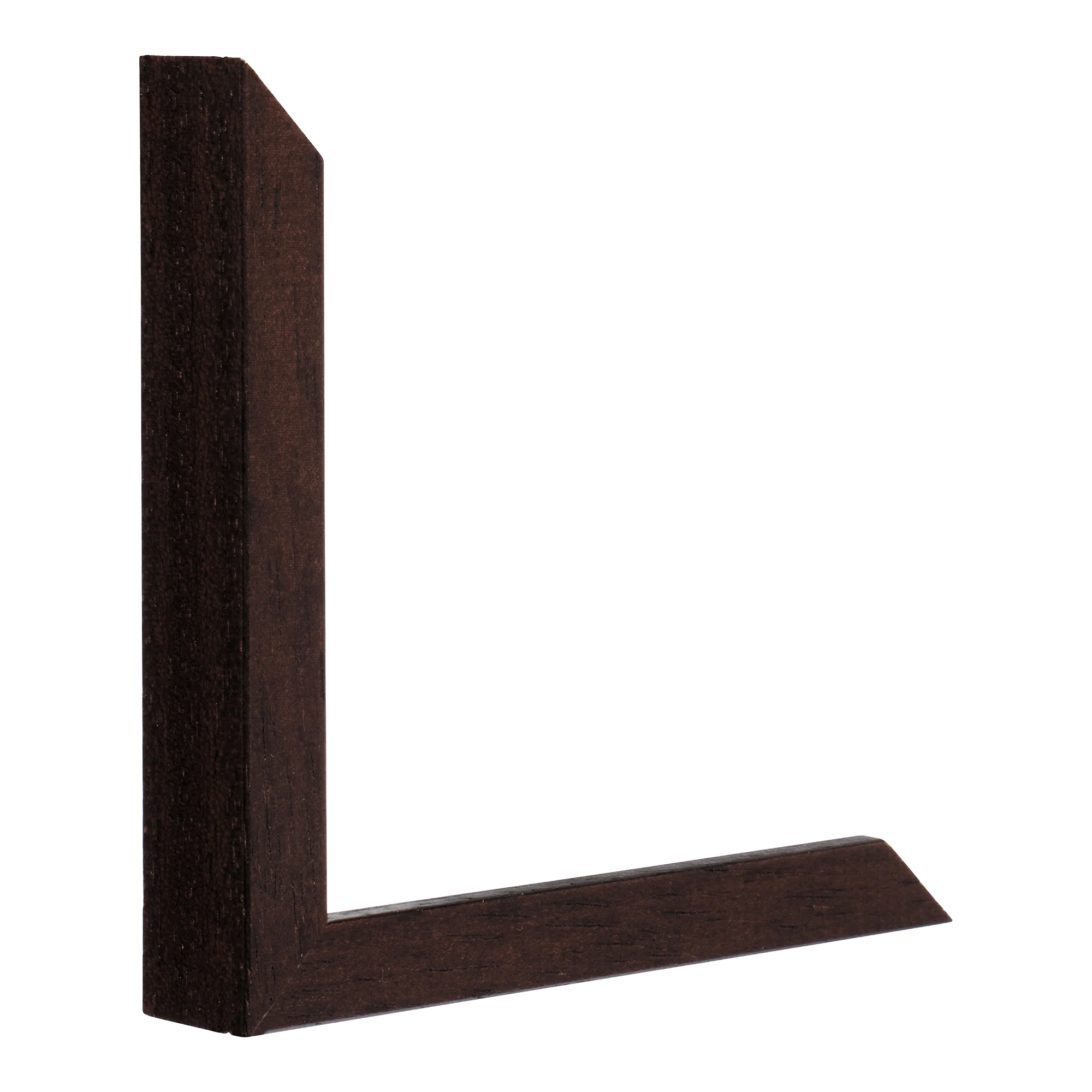 Vertical view of gelato brown picture frame