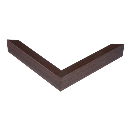 Corner view of Gelato in brown picture frame