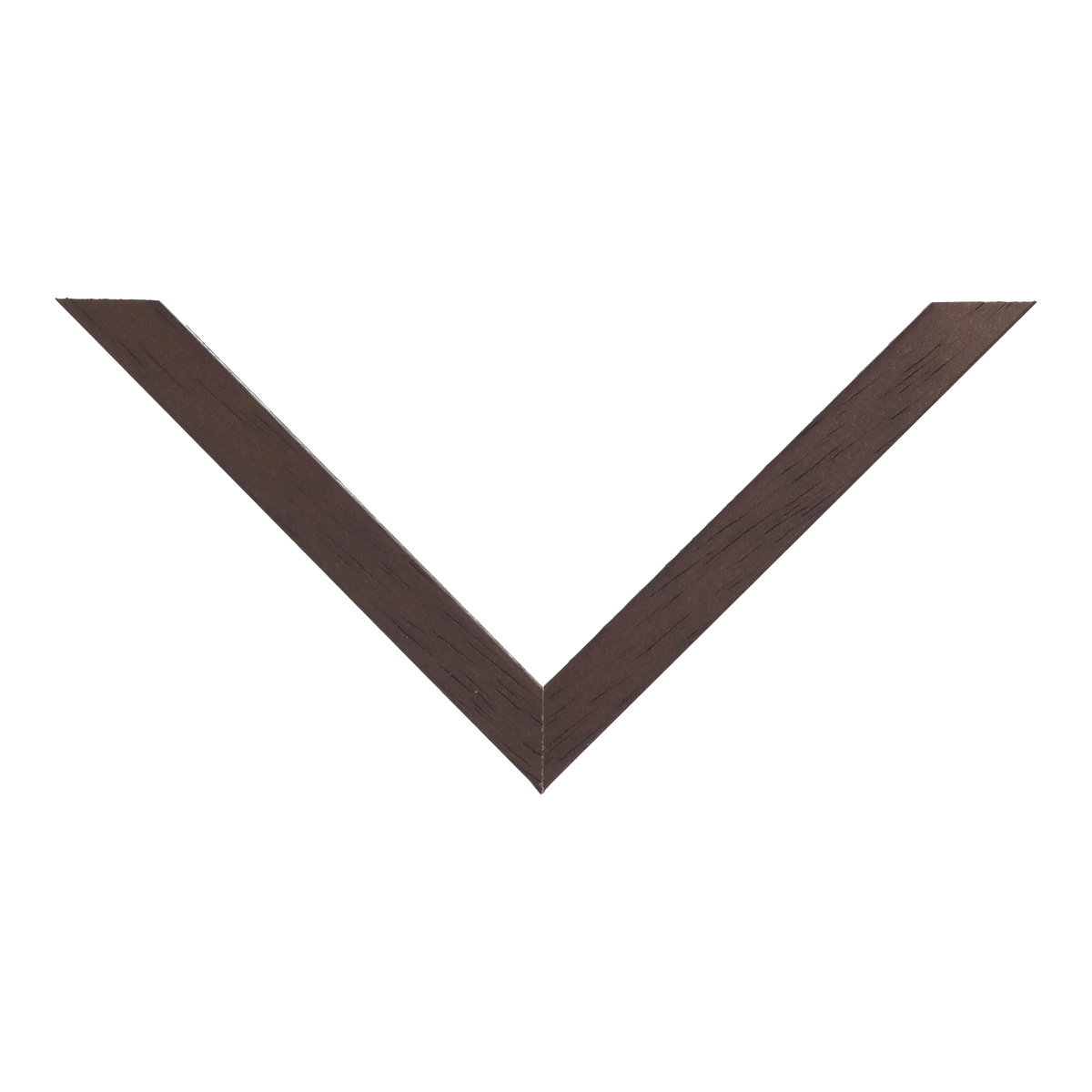 Top view of Gelato picture frame in brown