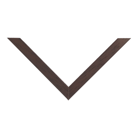 Top view of Gelato picture frame in brown