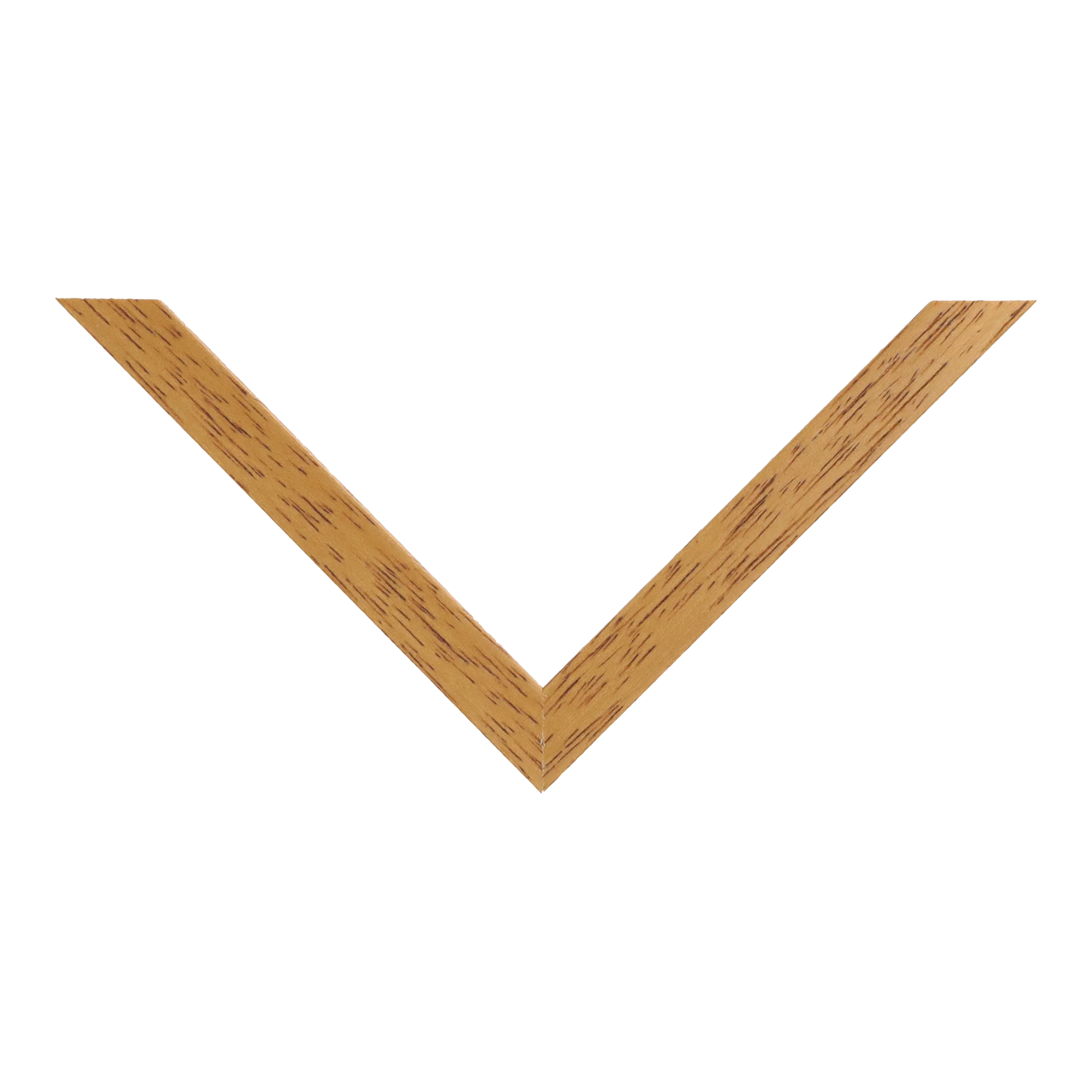 Top view of Gelato picture frame in natural