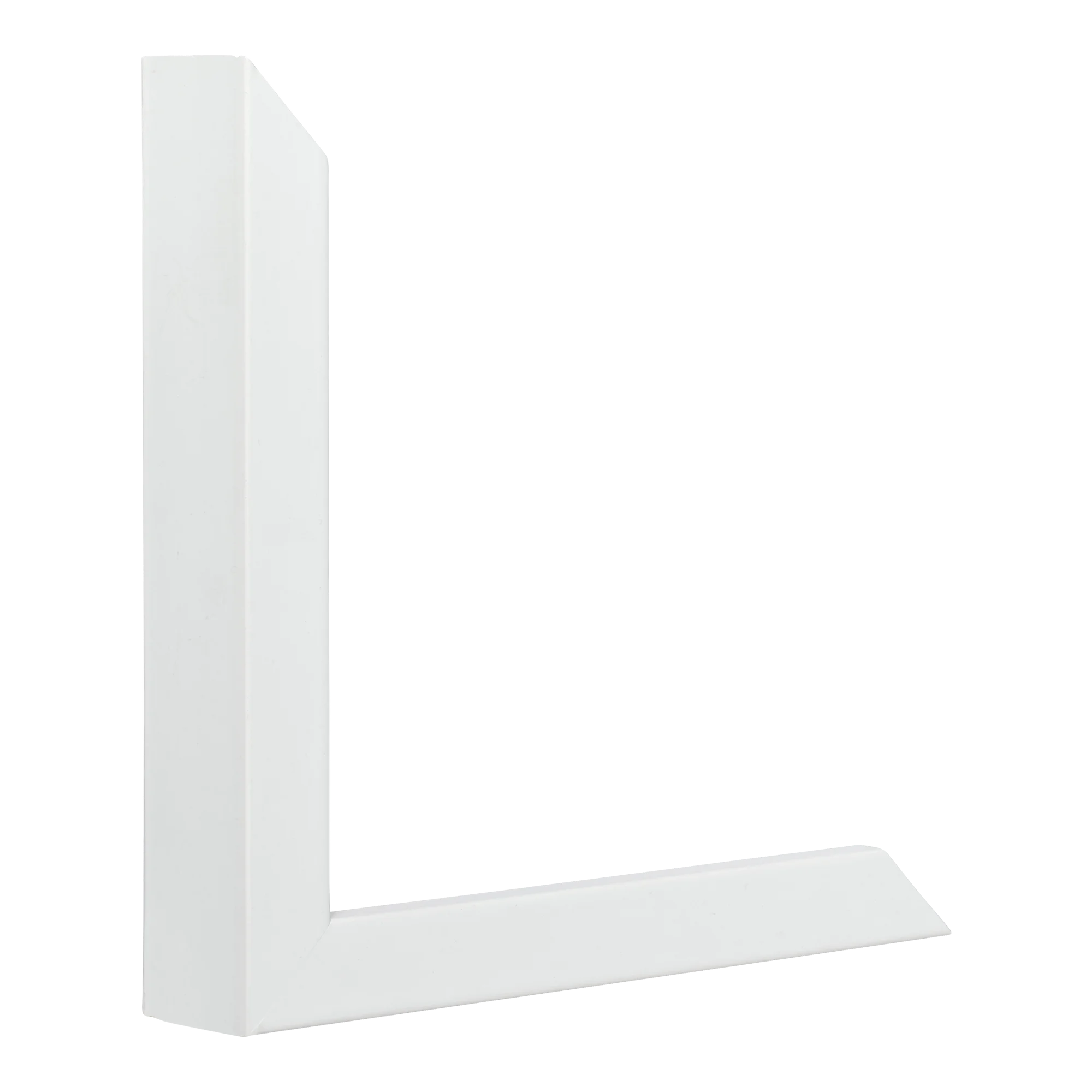 Vertical view of gelato white picture frame