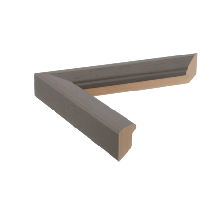 Side view of Geo picture frame in grey