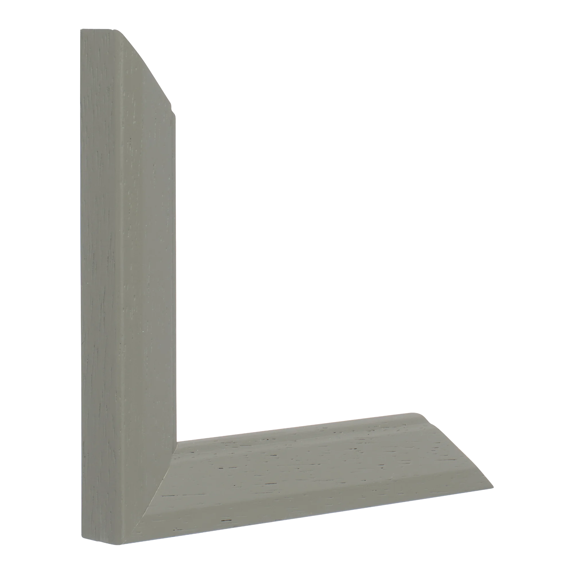 Vertical view of geo grey picture frame