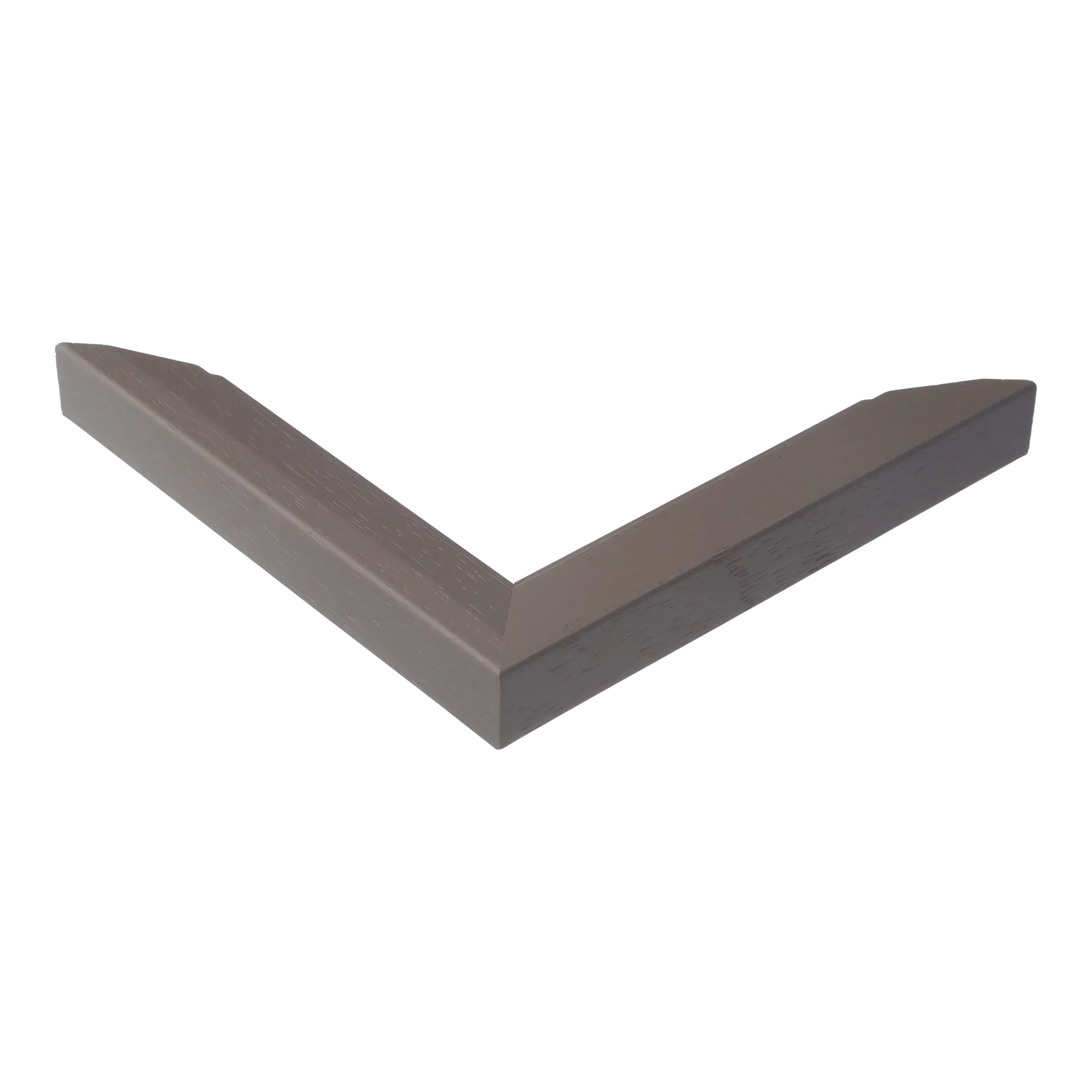 Corner view of Geo in grey picture frame