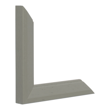 Vertical view of geo grey picture frame sample