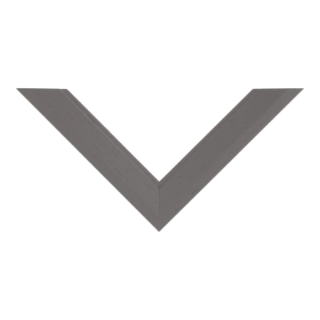 Top view of Geo picture frame in grey