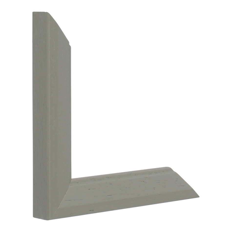 Vertical view of geo grey picture frame