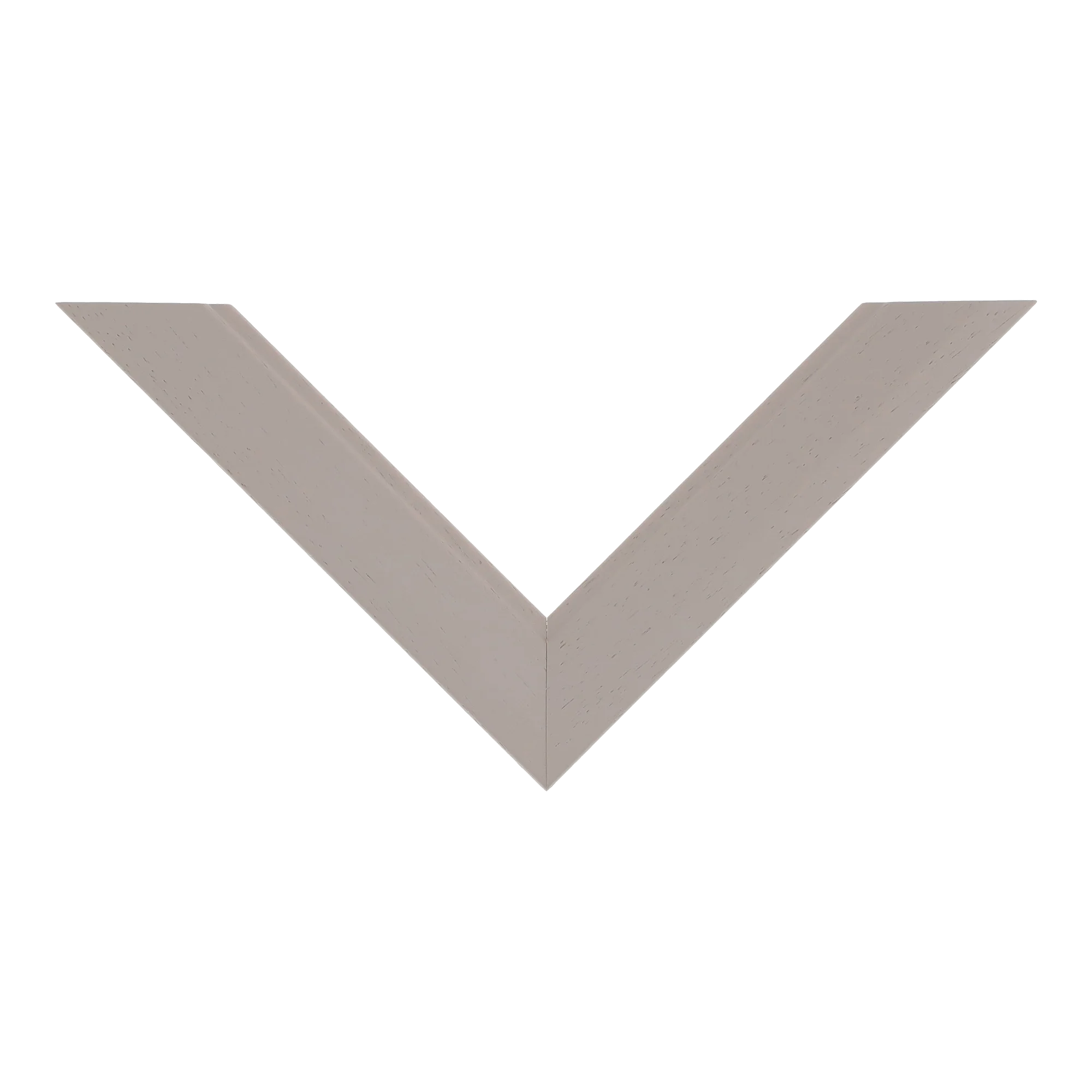 Top view of Geo picture frame in taupe