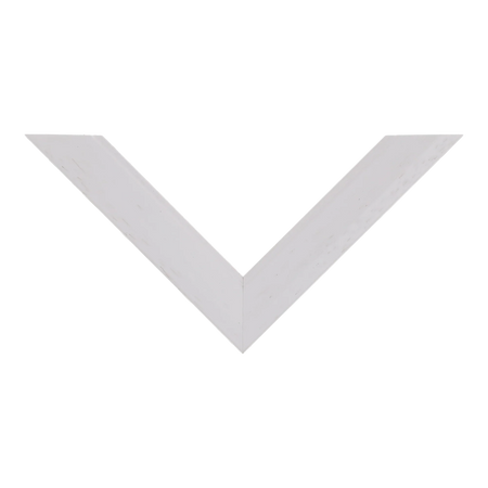 Top view of Geo picture frame in white