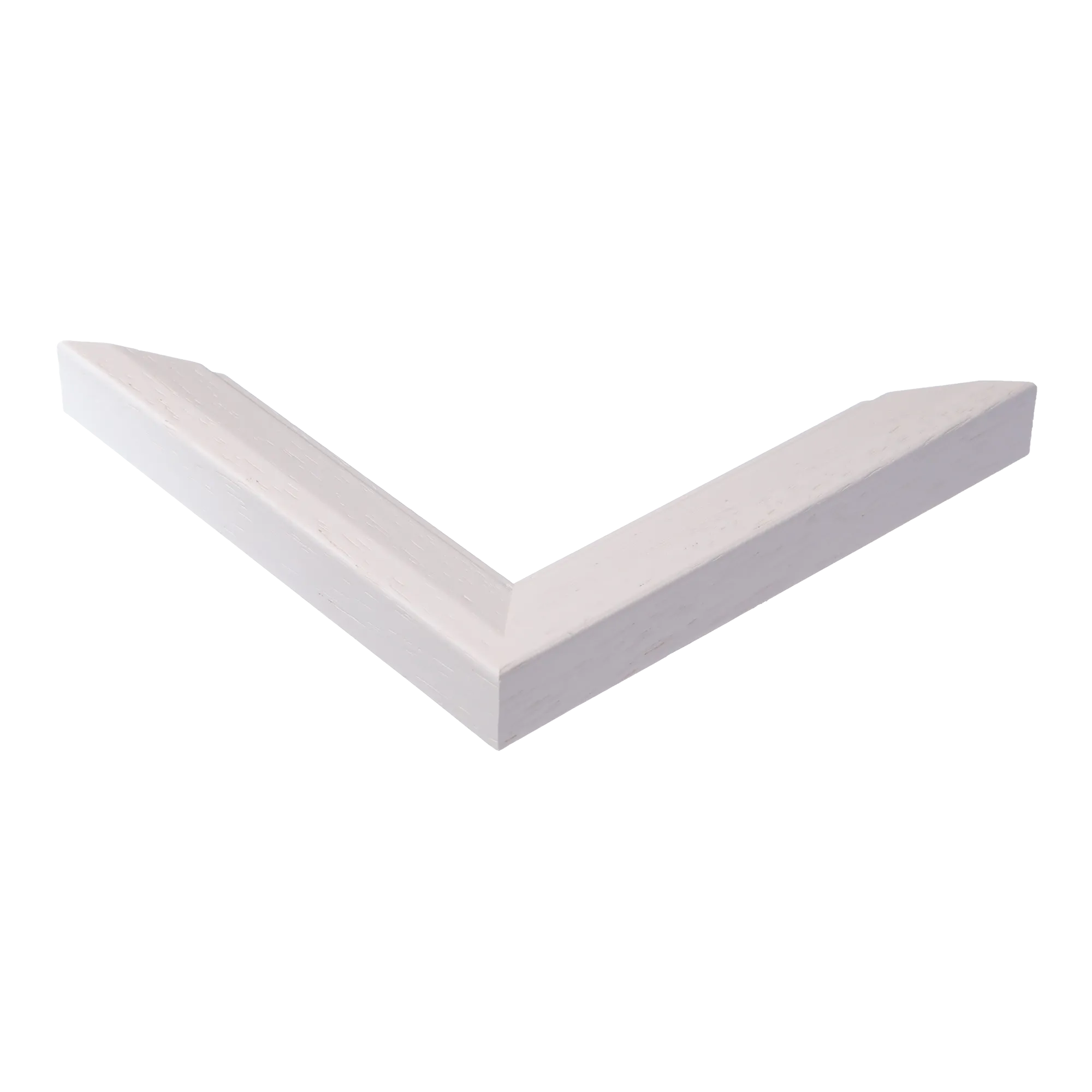 Corner view of Geo in white picture frame