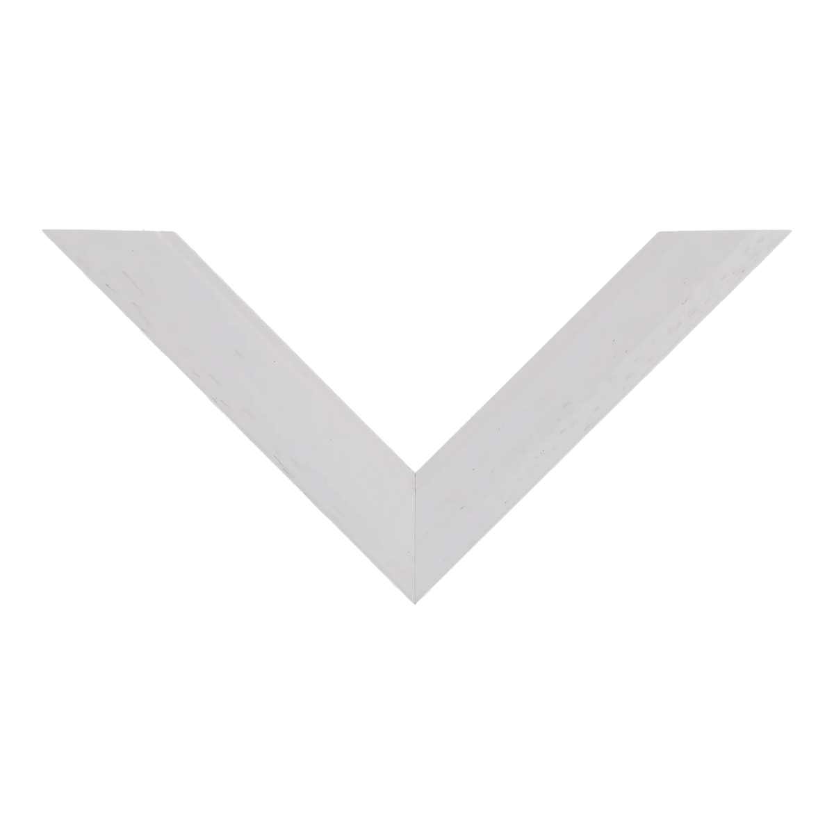 Top view of Geo picture frame in white