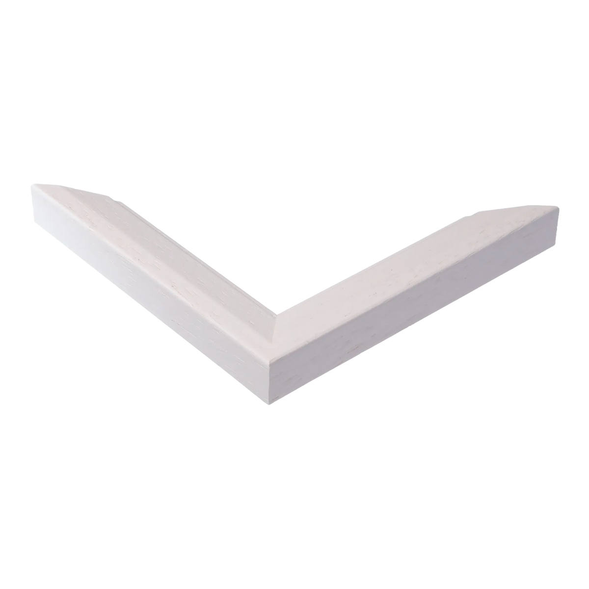 Corner view of Geo in white picture frame