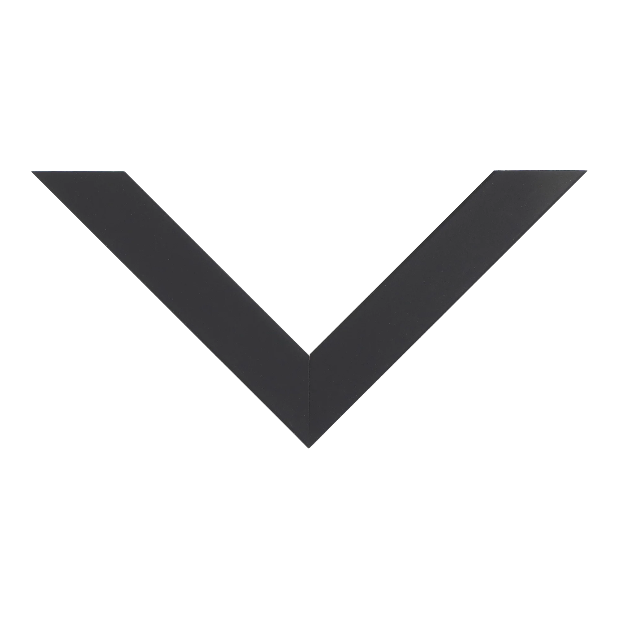 Top view of Grace picture frame in black