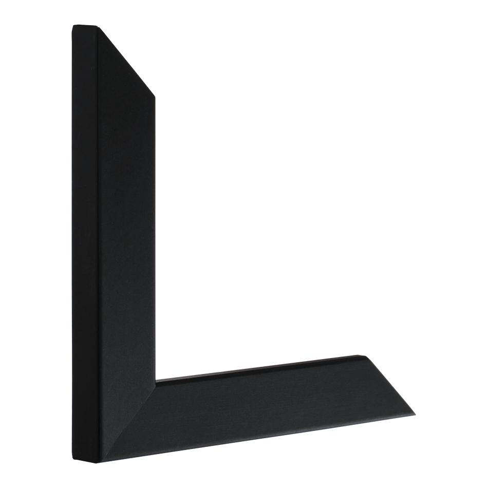 Vertical view of grace black picture frame sample
