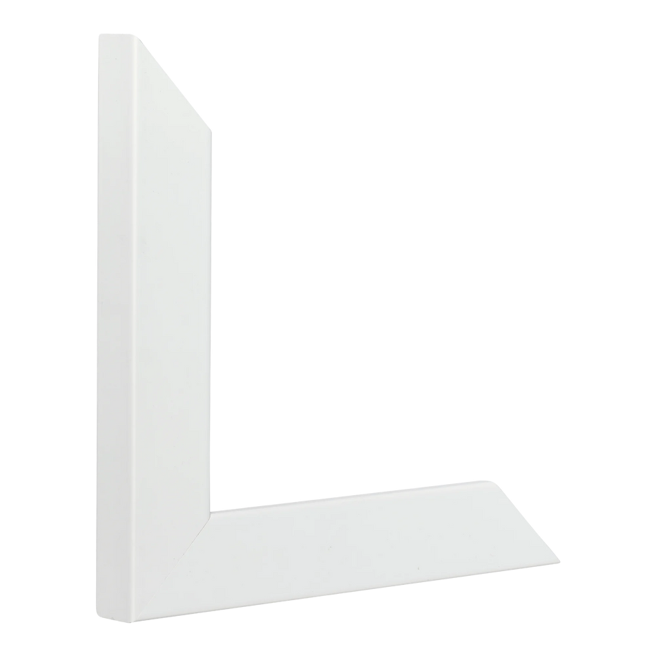 Vertical view of grace white picture frame sample