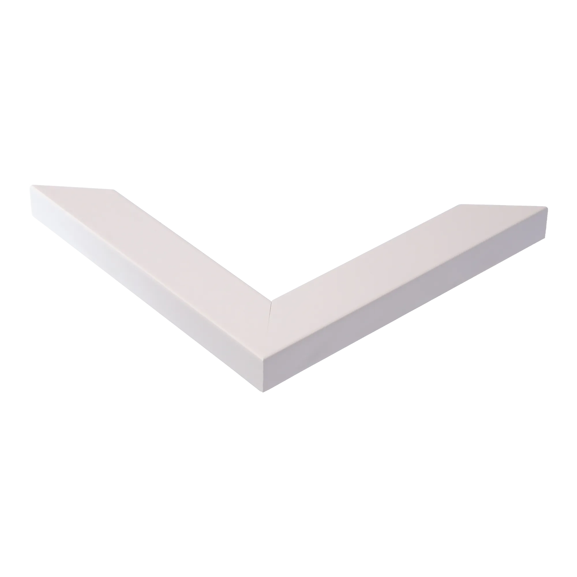 Corner view of Grace in white picture frame