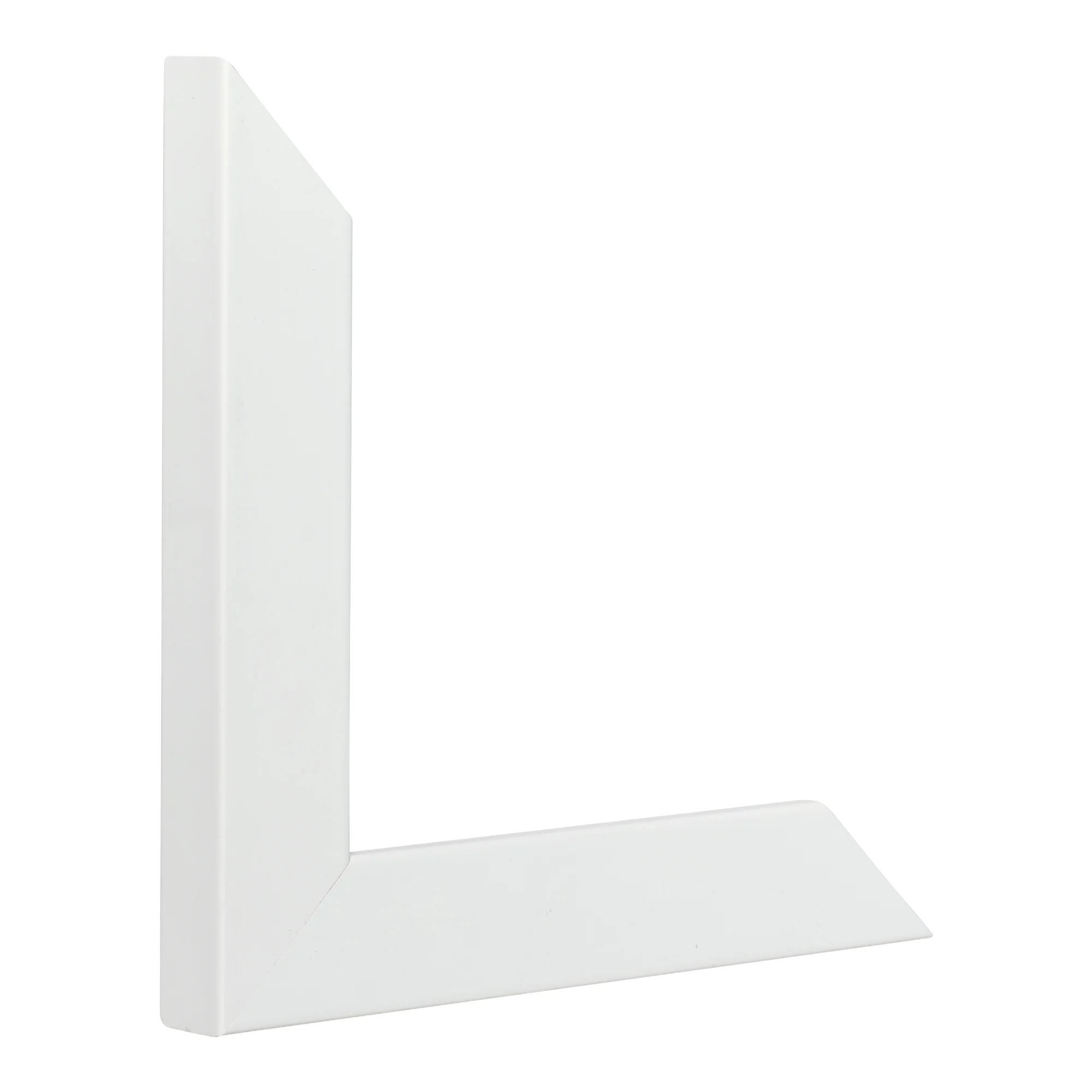 Vertical view of grace white picture frame