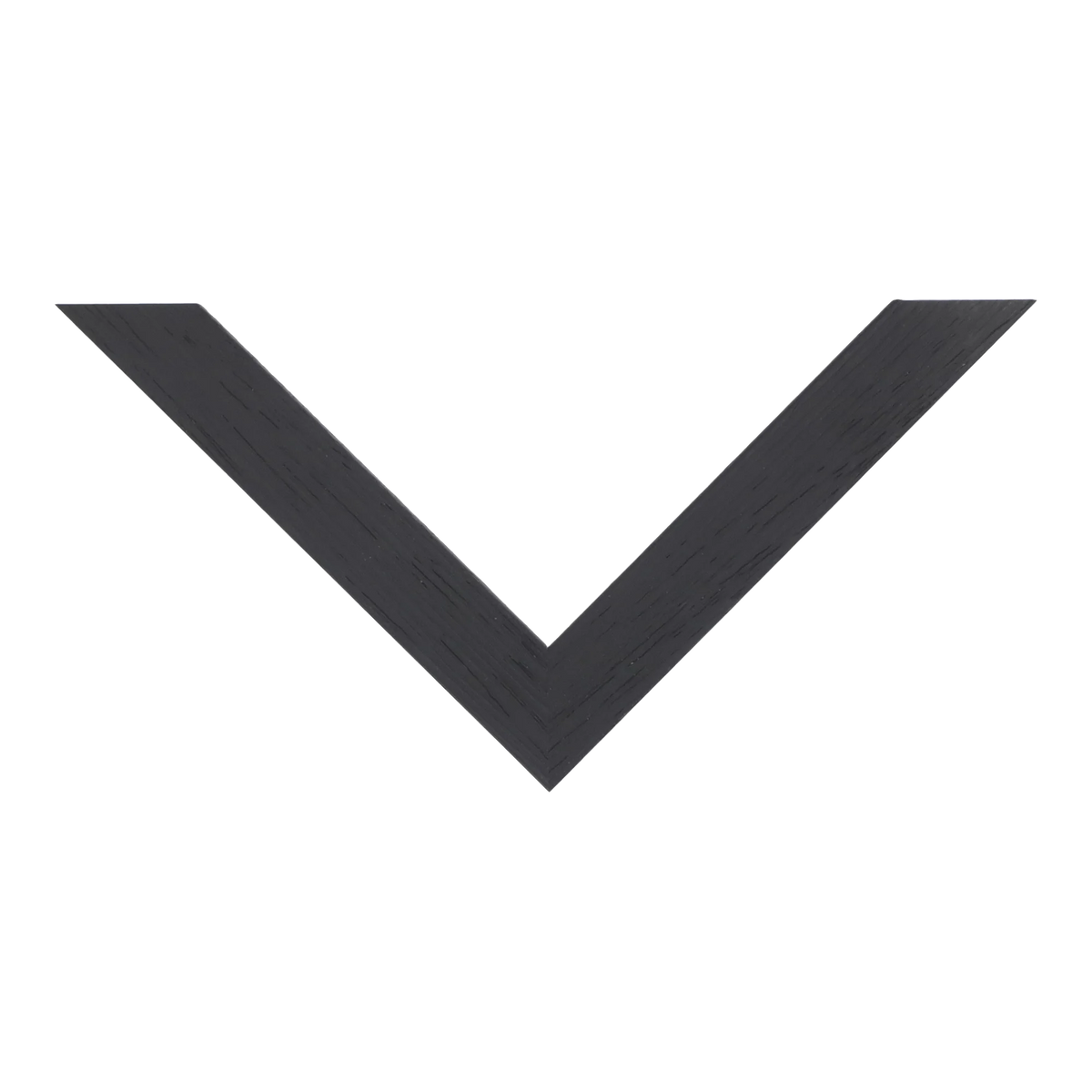 Top view of Groove I picture frame in black