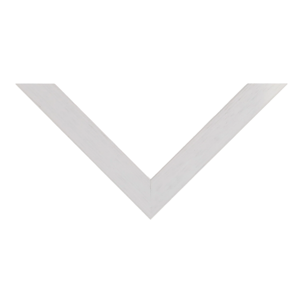 Top view of Groove I picture frame in white