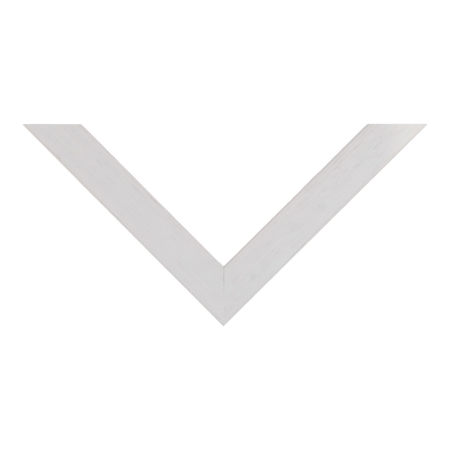 Top view of Groove I picture frame in white