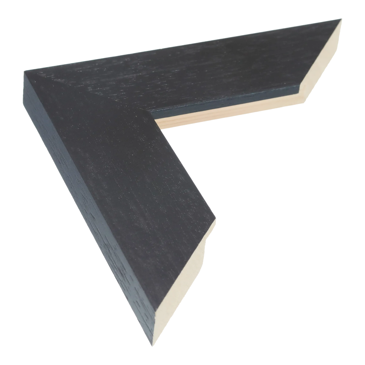 Groove II in black grain picture frame