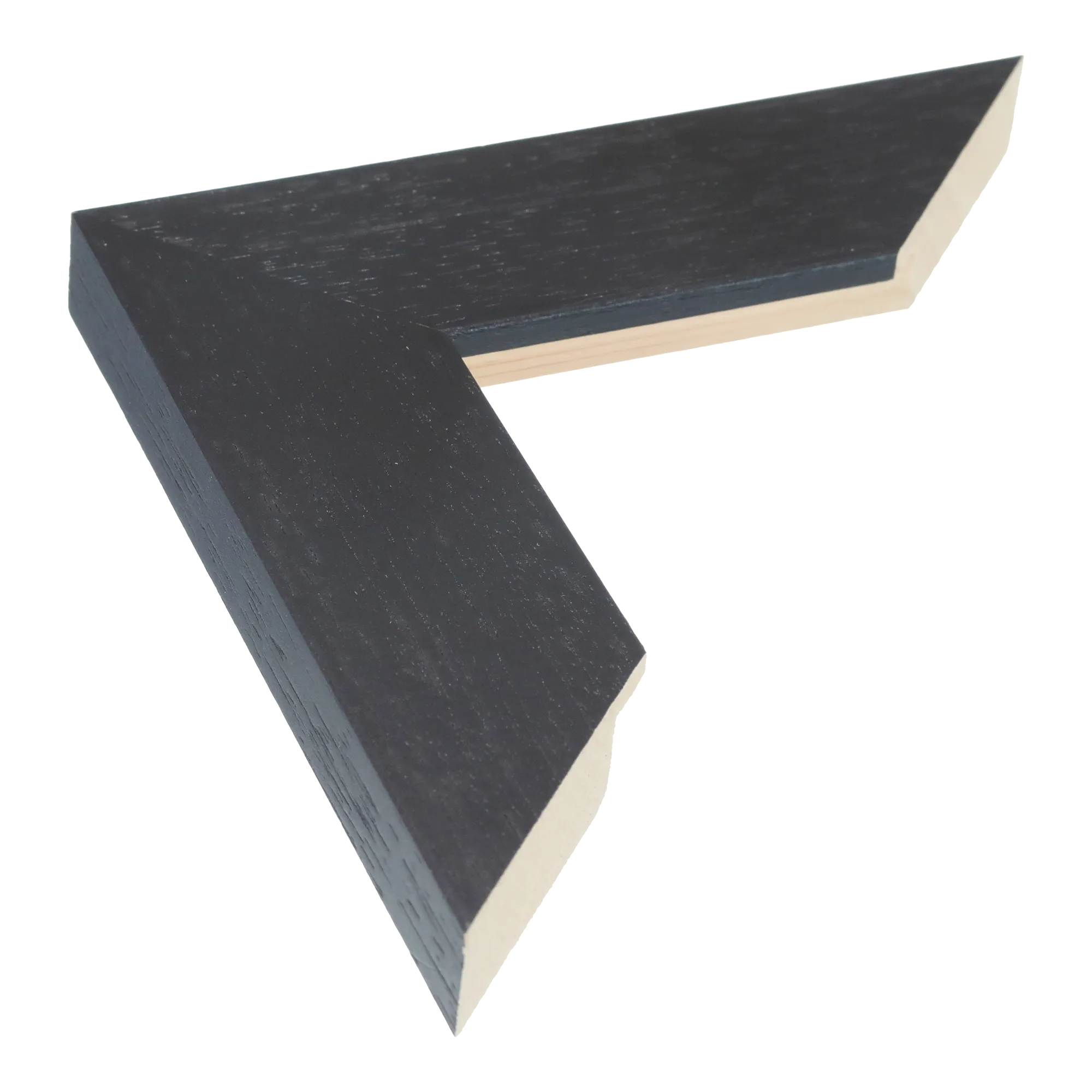 Groove II in black grain picture frame