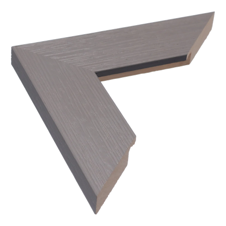 Groove II in grey picture frame