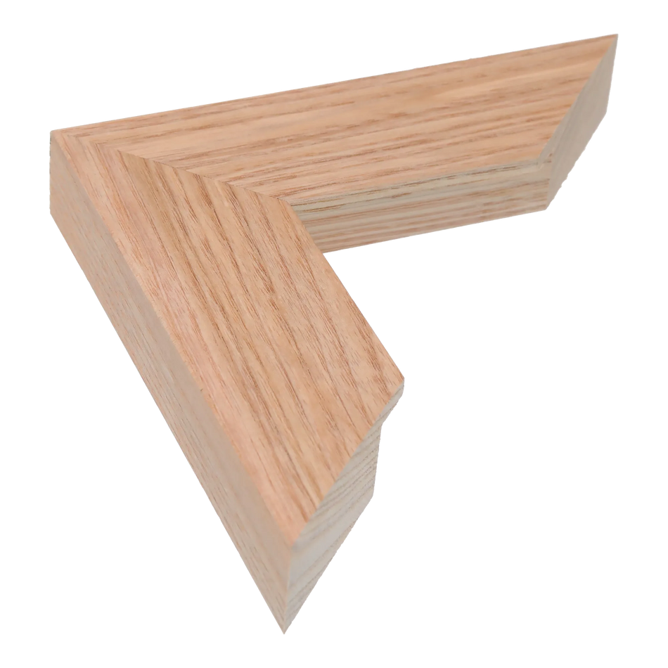 Groove II in natural picture frame