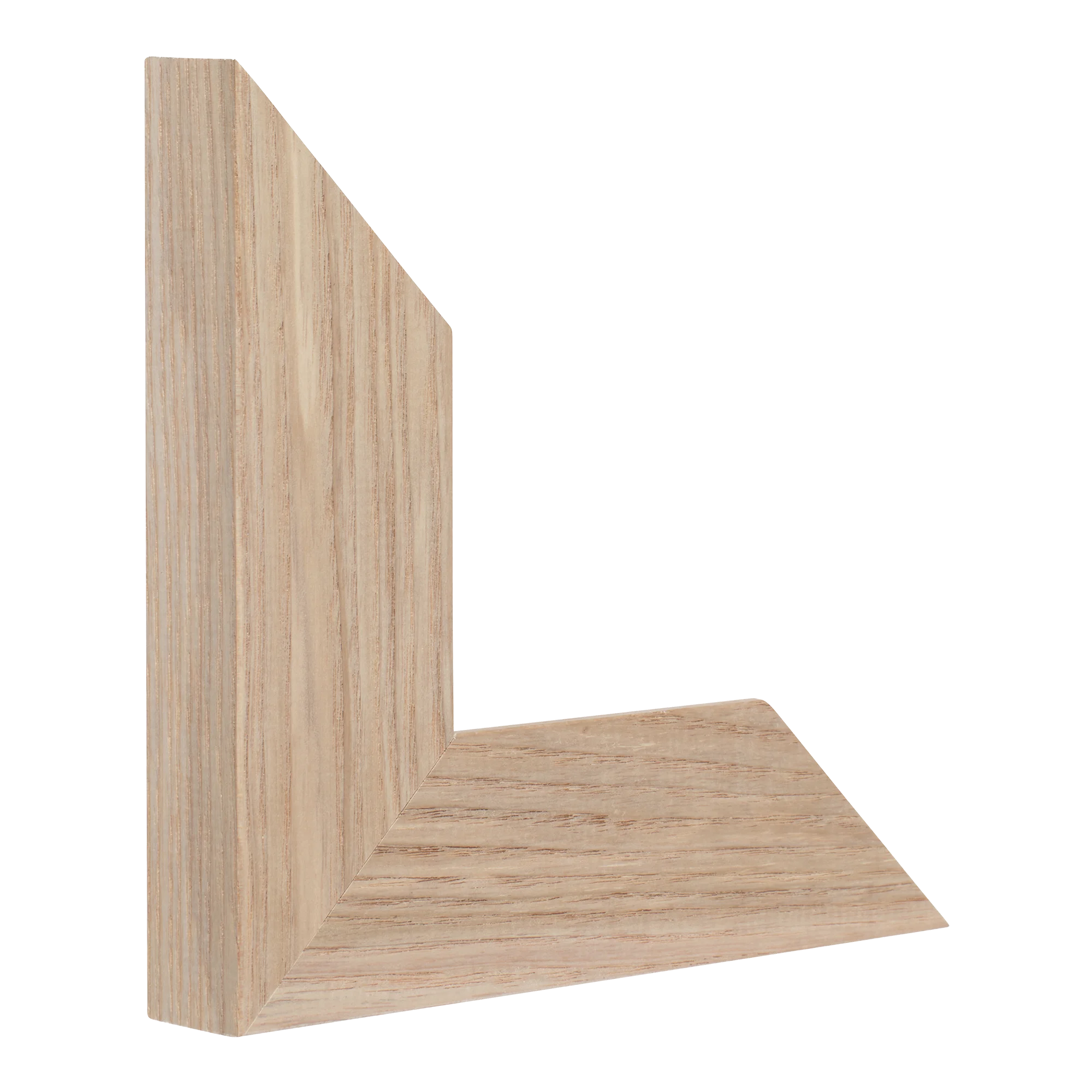 Groove II in natural picture frame