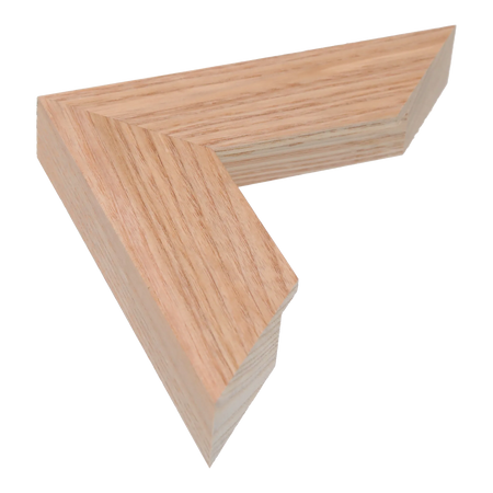 Groove II in natural picture frame