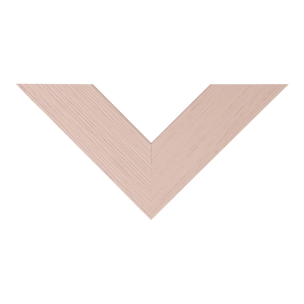 Top view of Groove II picture frame in taupe