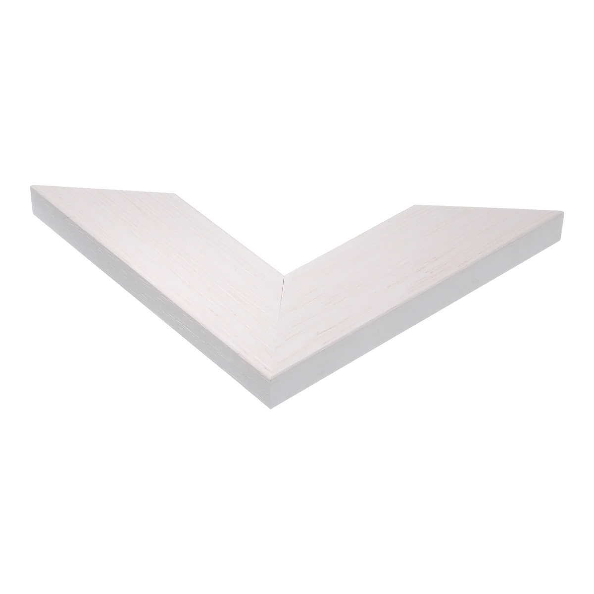 Corner view of Groove II in white picture frame